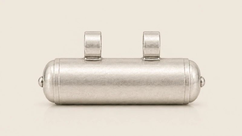 The energised yantra sealed inside the sacred silver amulet received with the 48-day Anushthan