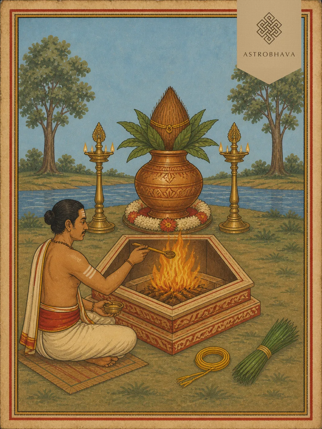 Mrityunjaya (Shiva), invoked in the Ayush Homa