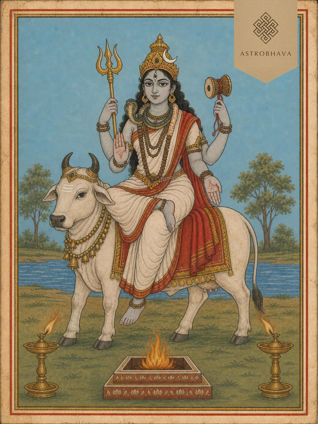 Maheshwari, invoked in the Maheswari Homa