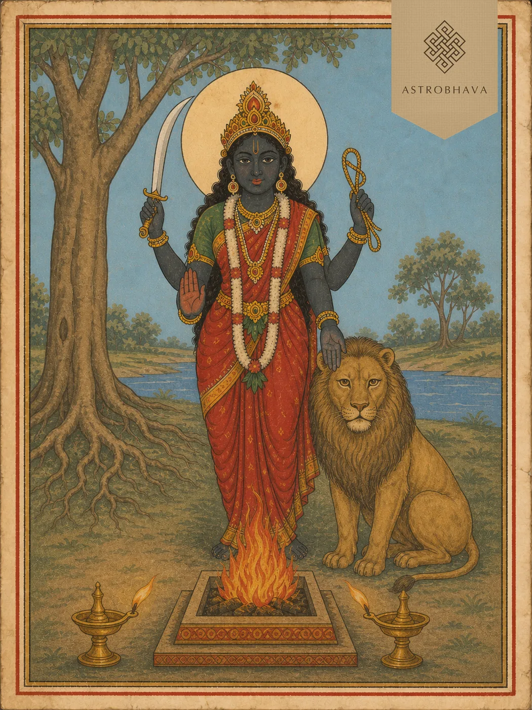 Moola Nakshatra, invoked in the Moola Nakshatra Homa