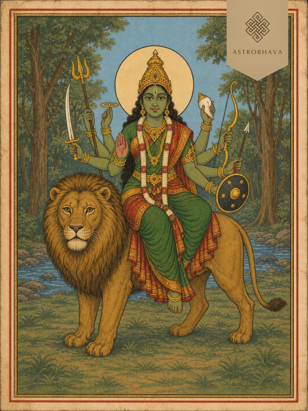 Vana Durga, invoked in the Vana Durga Homa