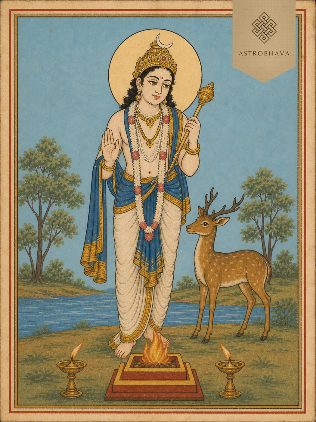 Mrigasirisha Nakshatra, invoked in the Mrigasirisha Nakshatra Homa