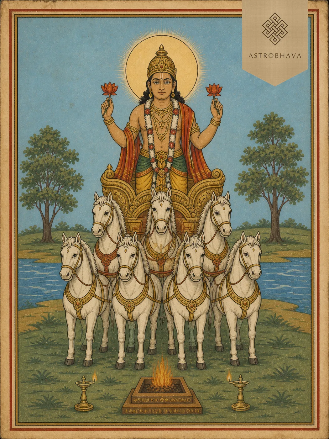 Hasta Nakshatra, invoked in the Hasta Nakshatra Homa