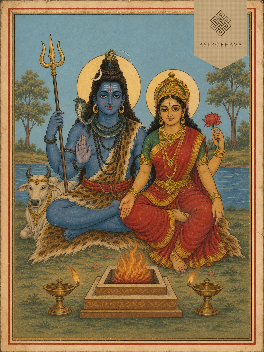 Uma Maheshwari, invoked in the Uma Maheshwari Homa