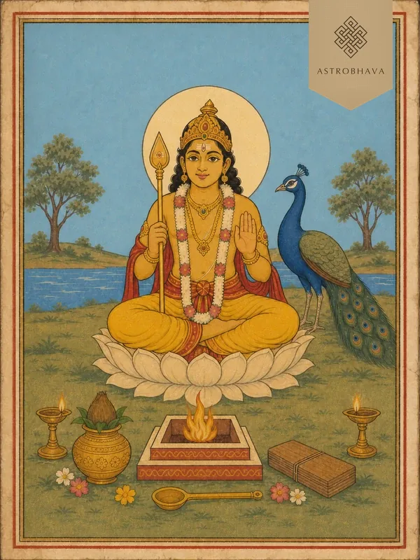 Subramanya, invoked in the Subrahmanya Ashtaka Homa