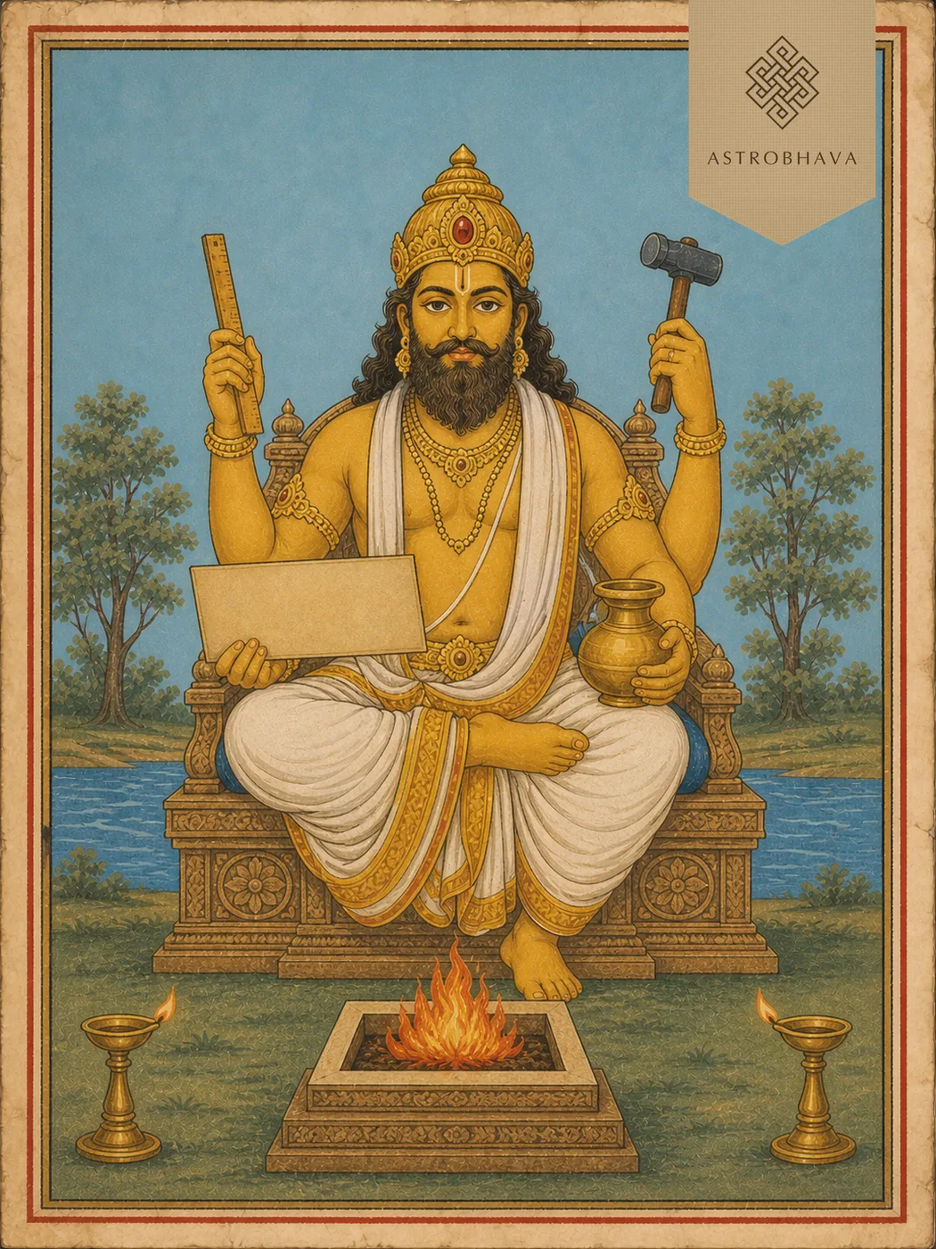 Chitra Nakshatra, invoked in the Chitra Nakshatra Homa
