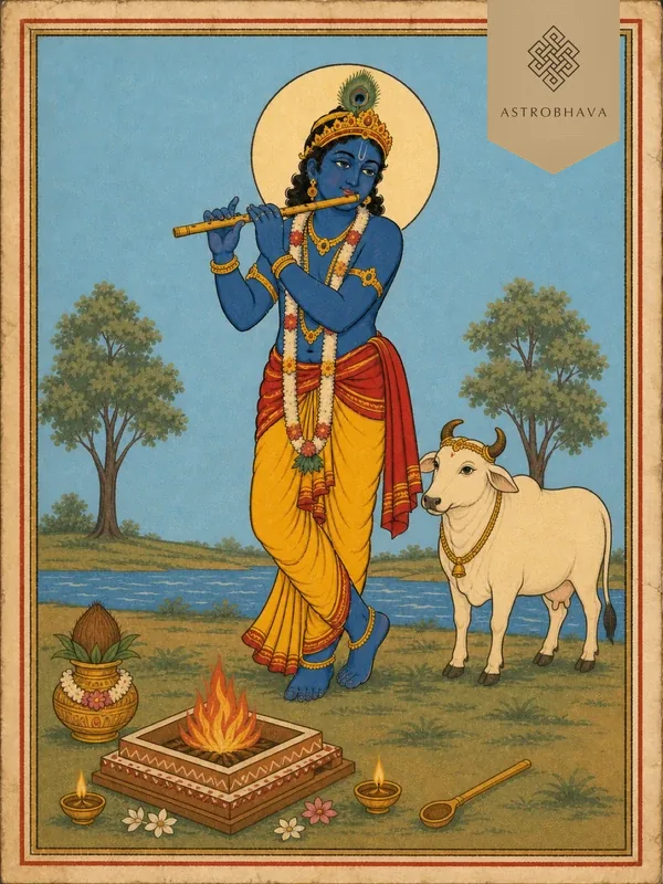 Sammohana Gopala, invoked in the Sammohana Gopala Homa