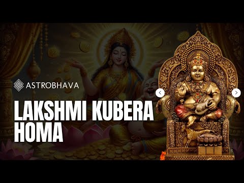 Priests performing the Lakshmi Kubera Homa at AstroBhava's Yagna Ashram