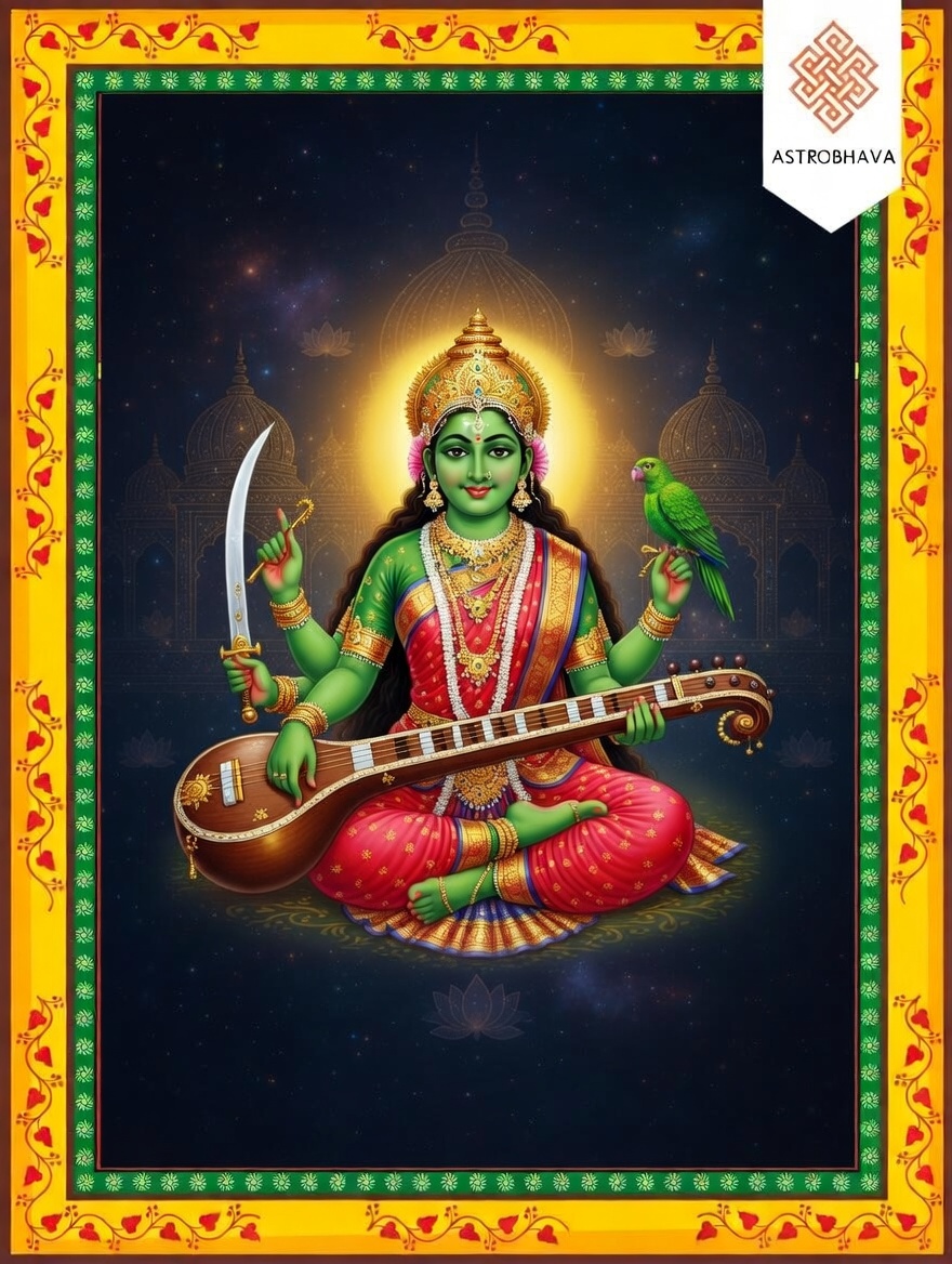 Chant the powerful Matangi Mantra for academic excellence, sharp intellect, improved memory, and success in studies