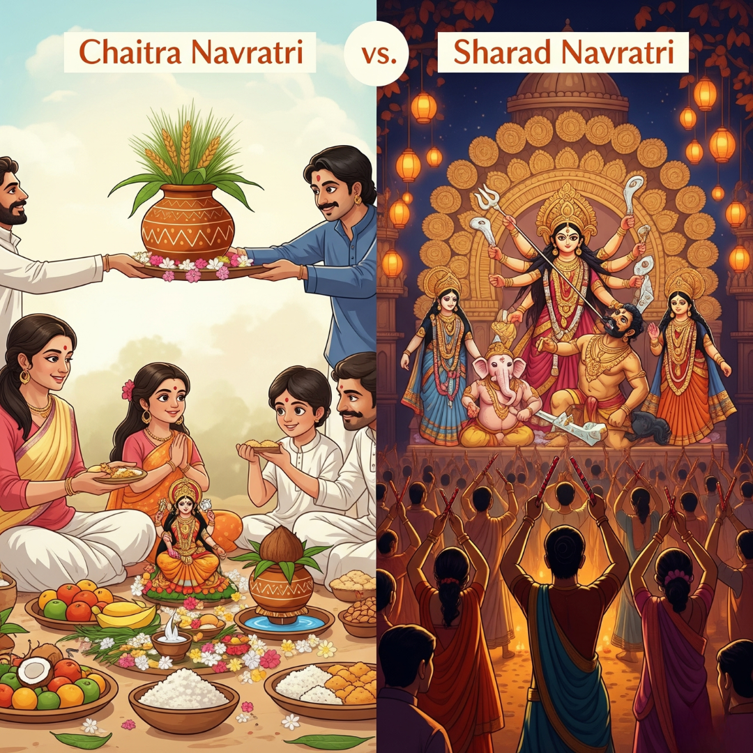 Chaitra Navratri and Sharad Navratri