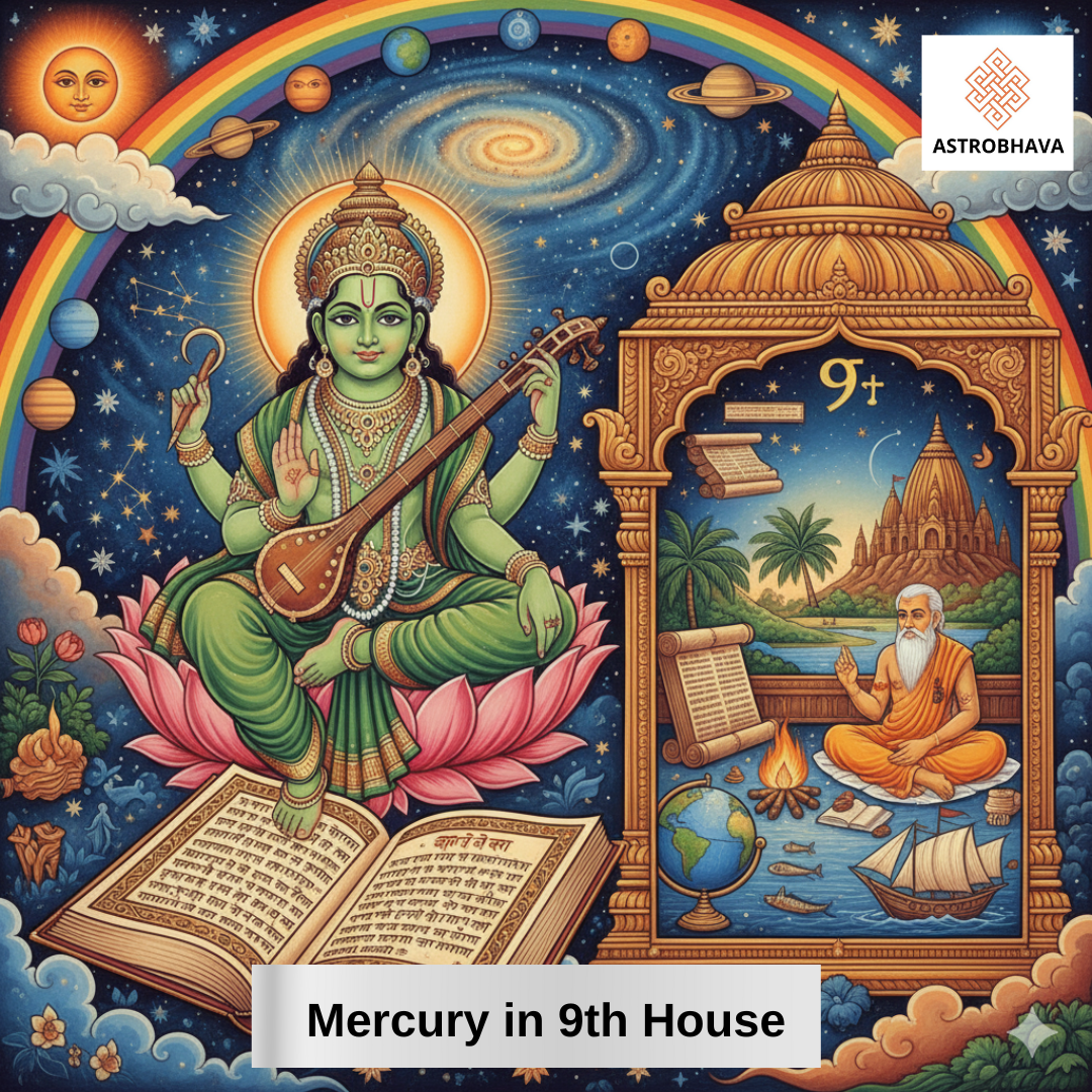 Mercury in 9th House