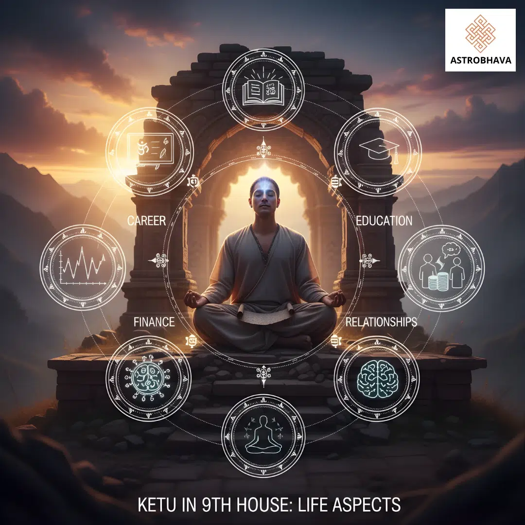 Ketu in 9th House