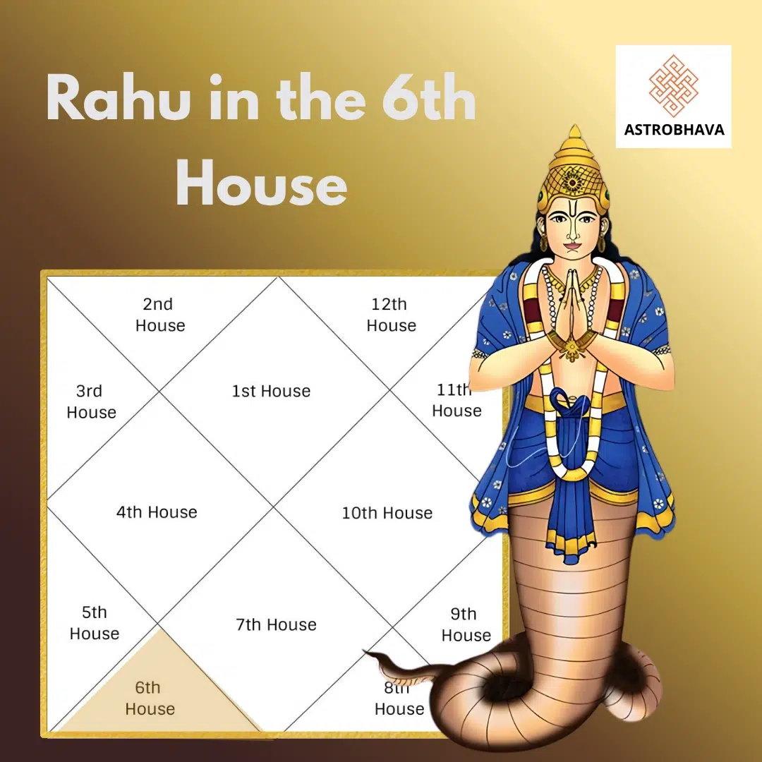 Rahu in the 6th House
