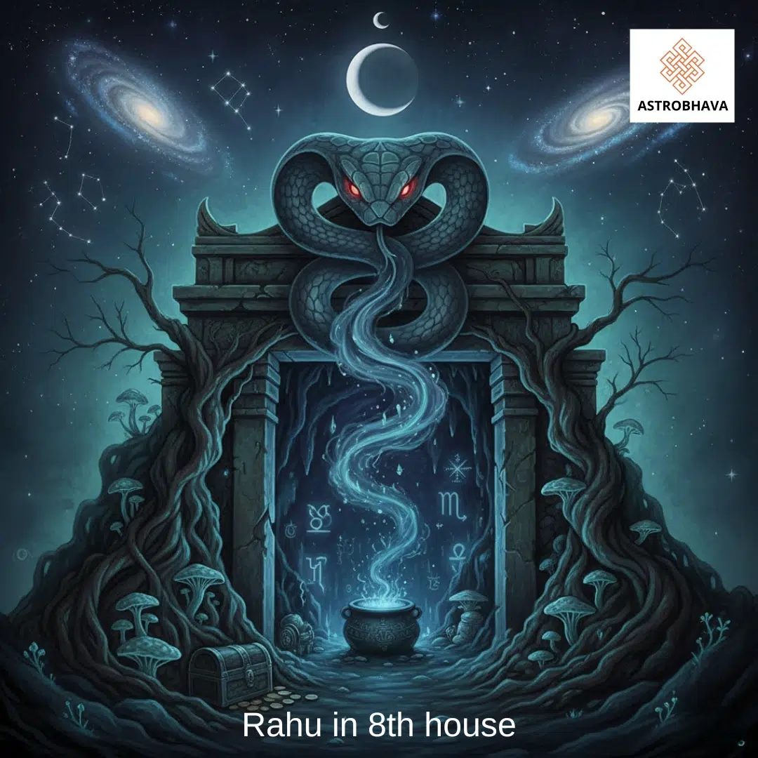 Rahu in 8th House