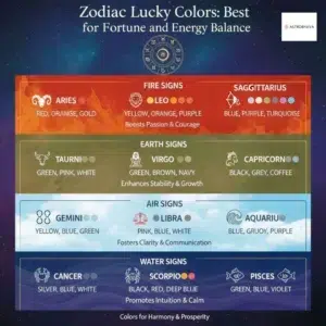 Zodiac Lucky Colors Powerful Guide by Astrobhava