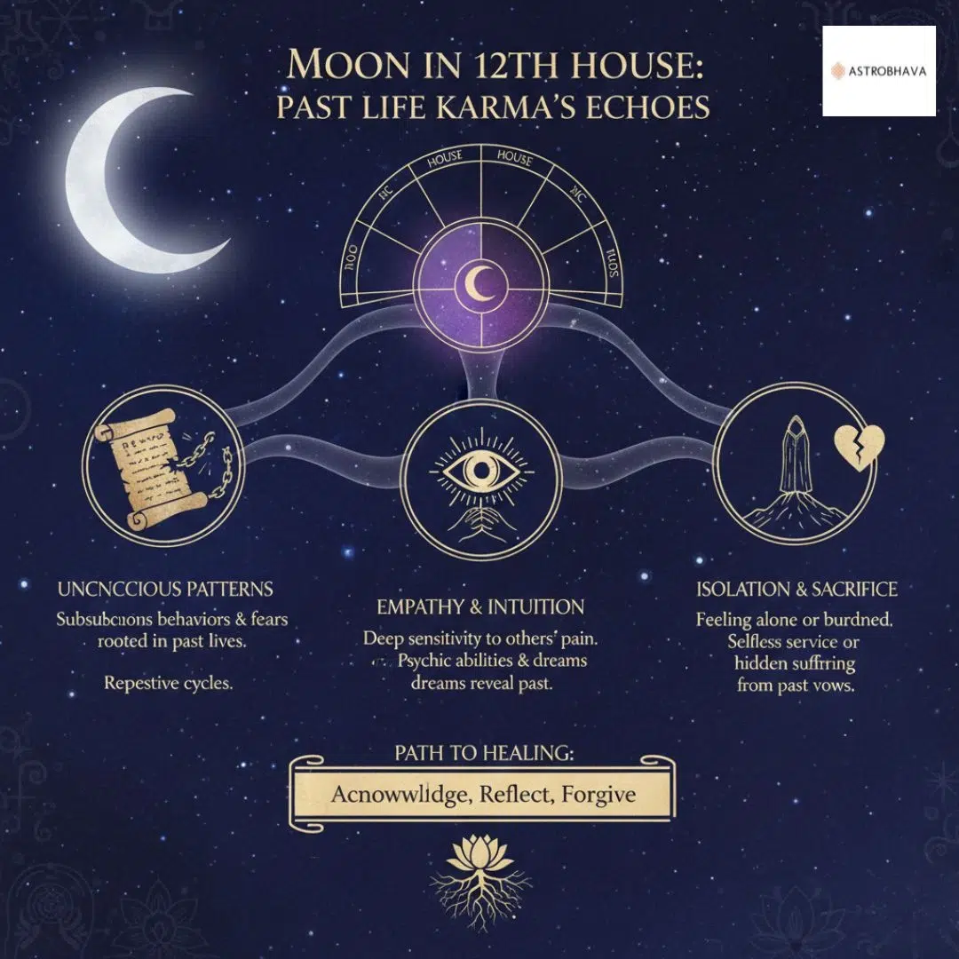 Moon in 12th House Insights: Dreams and Emotional Healing