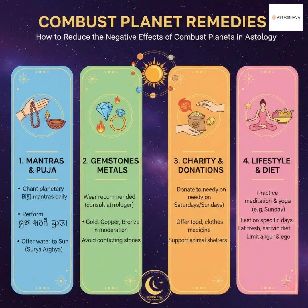 Combust Planet Remedies: Powerful & Positive Astrology Fixes