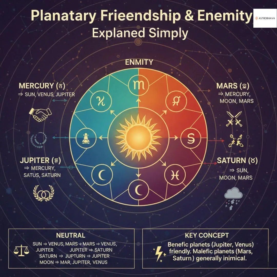 Planetary friendship astrology Made Easy | Ultimate Guide
