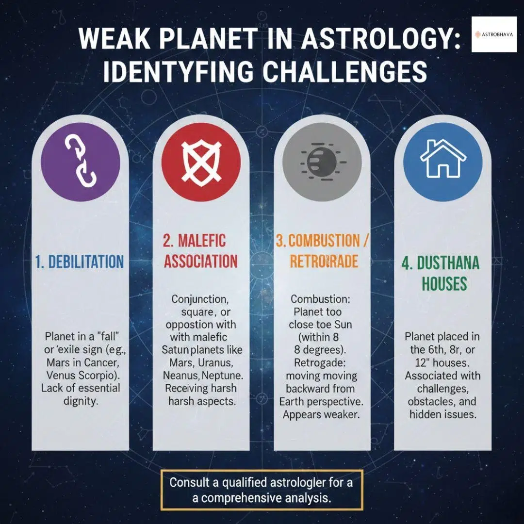 Weak Planet in Astrology: Powerful Guide to Fix It | Astrobhava