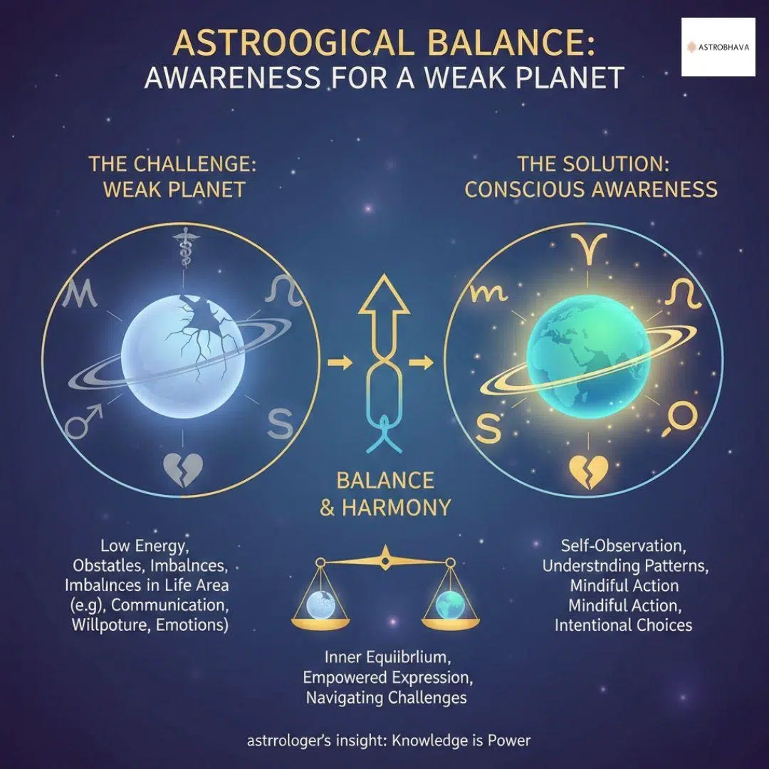 Weak Planet in Astrology: Powerful Guide to Fix It | Astrobhava