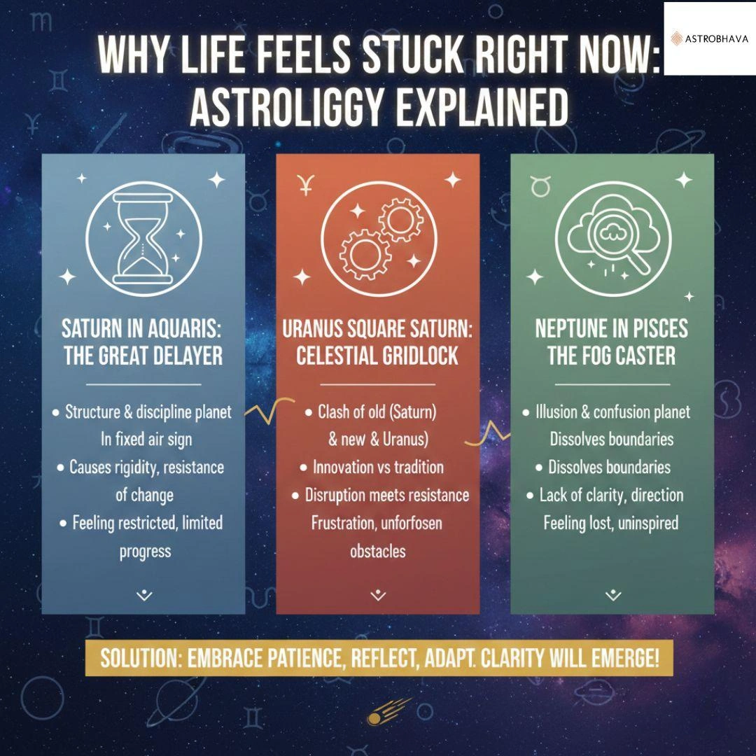 Why Life Feels Stuck Astrology: Powerful Signs & Solutions | AstroBhava