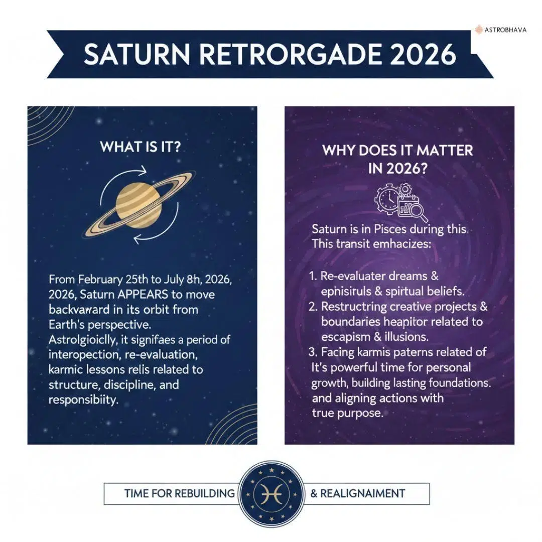 Saturn Retrograde 2026: Powerful Positive Guide | AstroBhava