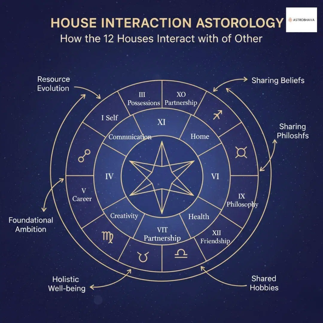 House Interaction Astrology: Powerful Guide to 12 Houses