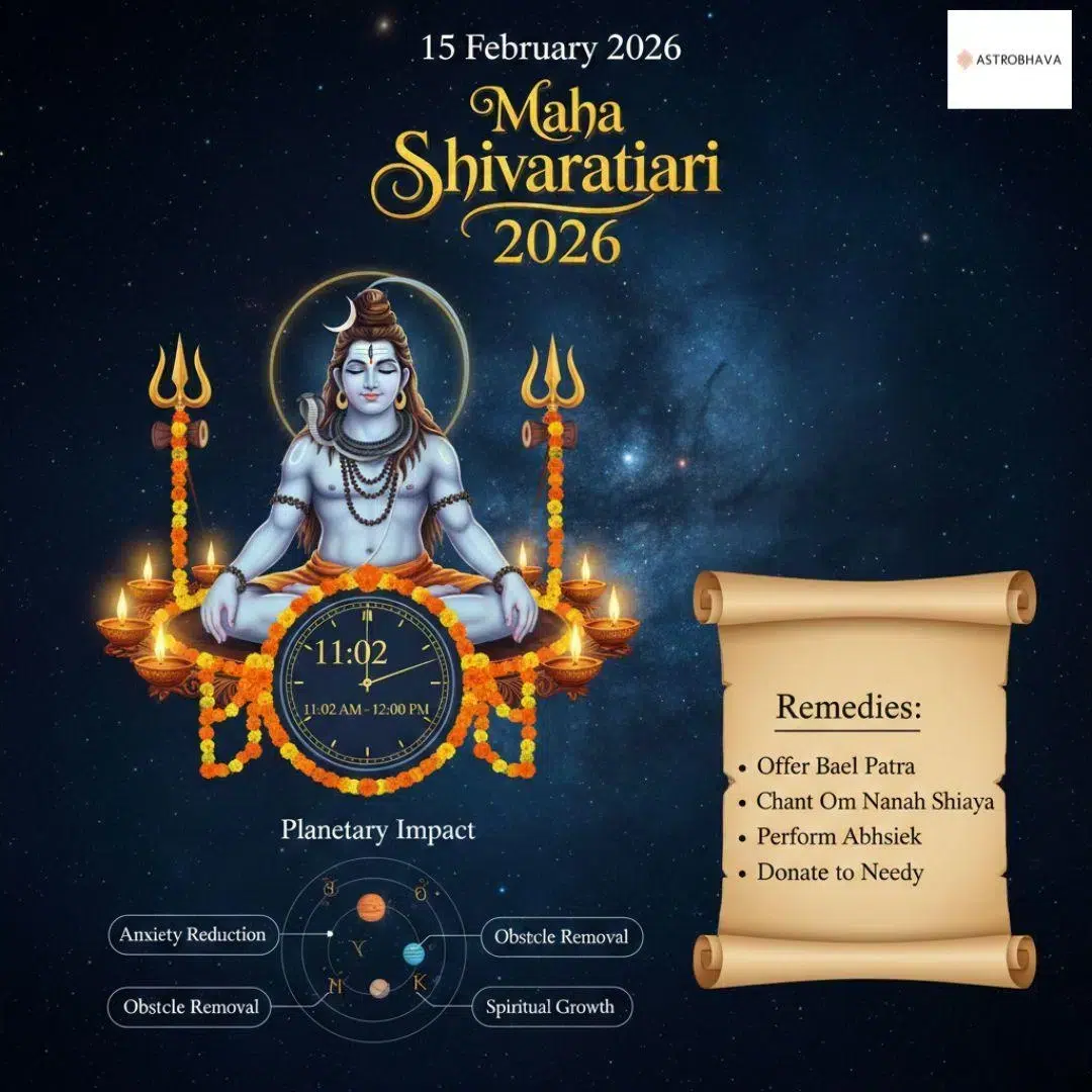 Maha Shivaratri 2026 February Sacred Date, Timing & Nishita Kaal | Astrobhava