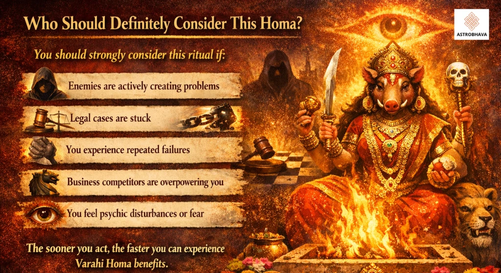 Varahi Homa Benefits 