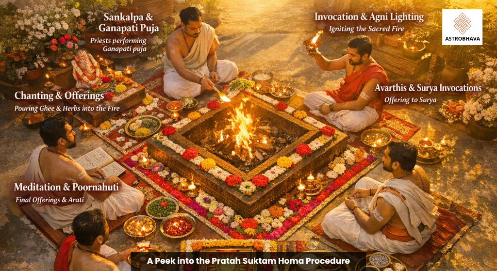 Pratah Suktam Homa Procedure
