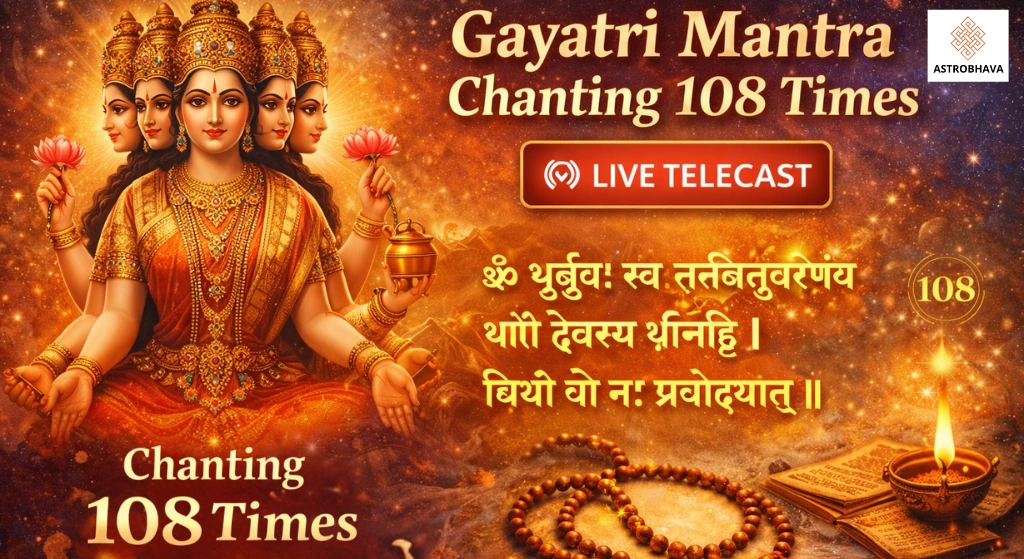gayatri mantra recitation 108 times