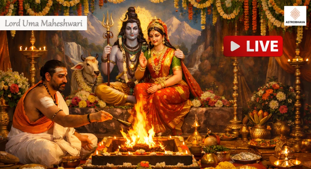 Live Telecast of Lord Uma Maheshwari Homam