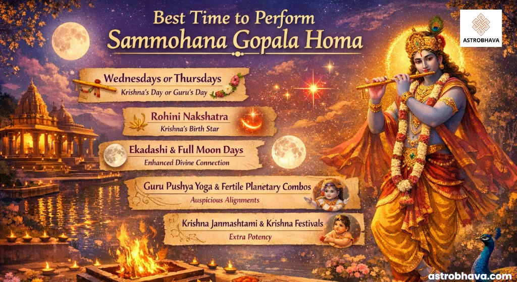 Sammohana Gopala Homa for Progeny