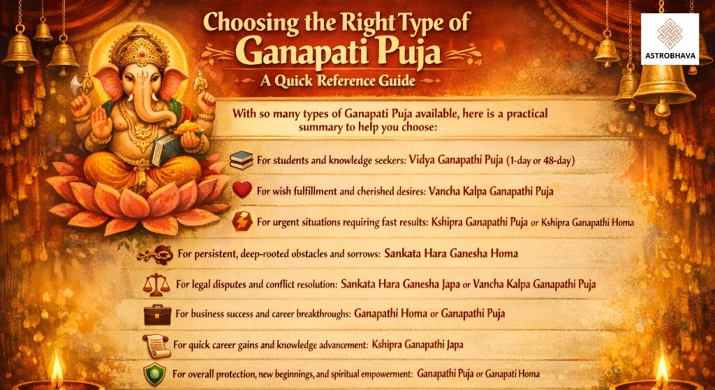 Types of Ganapati Puja 