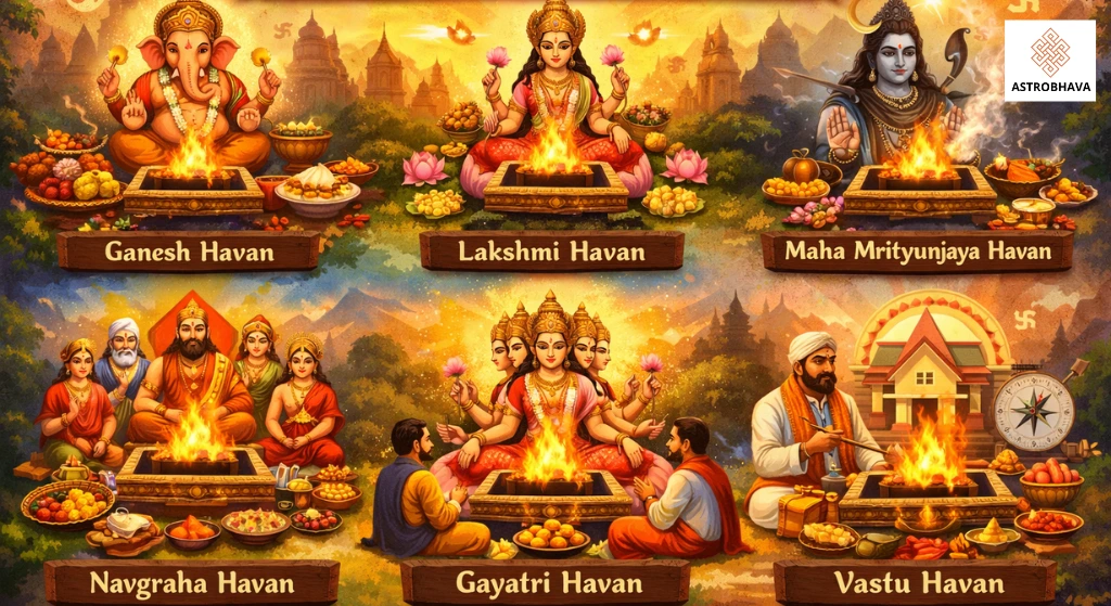 Types of Havan/Homam