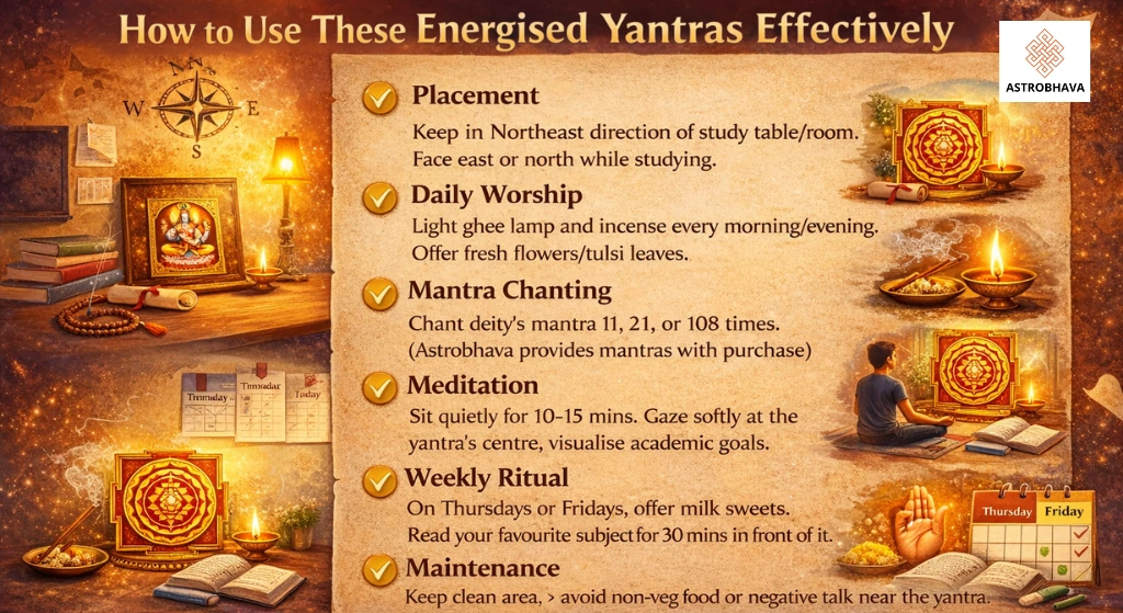 How to use Yantras for Students