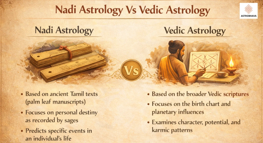 Nadi Astrology Vs Vedic Astrology