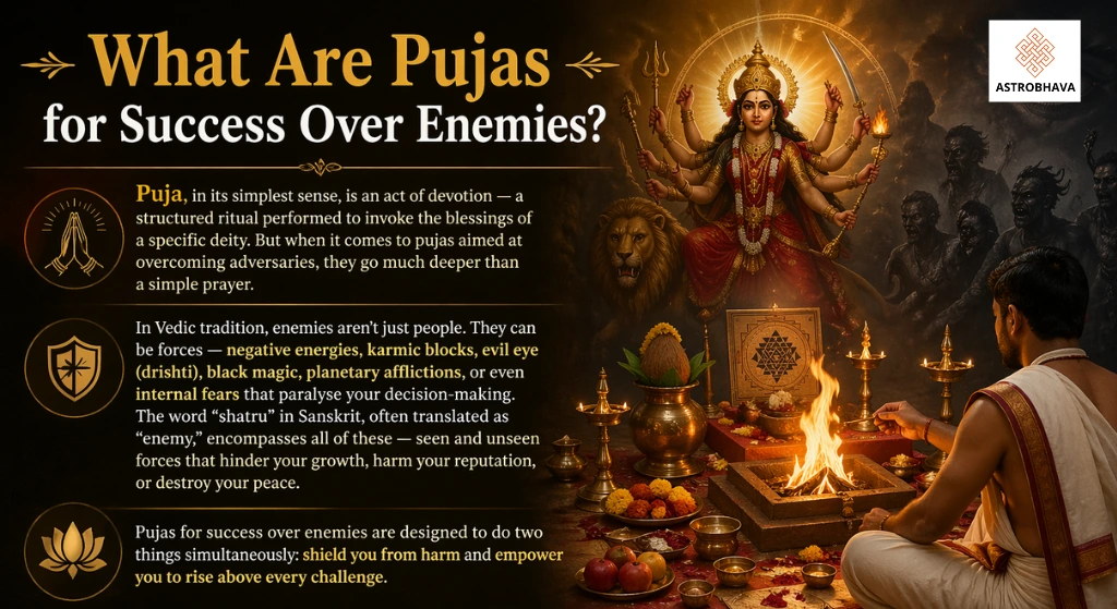 Pujas for Success Over Enemies