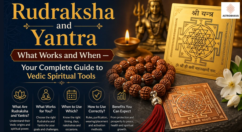 Rudraksha and Yantra