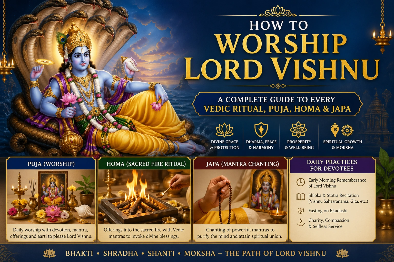 How to Worship Lord Vishnu