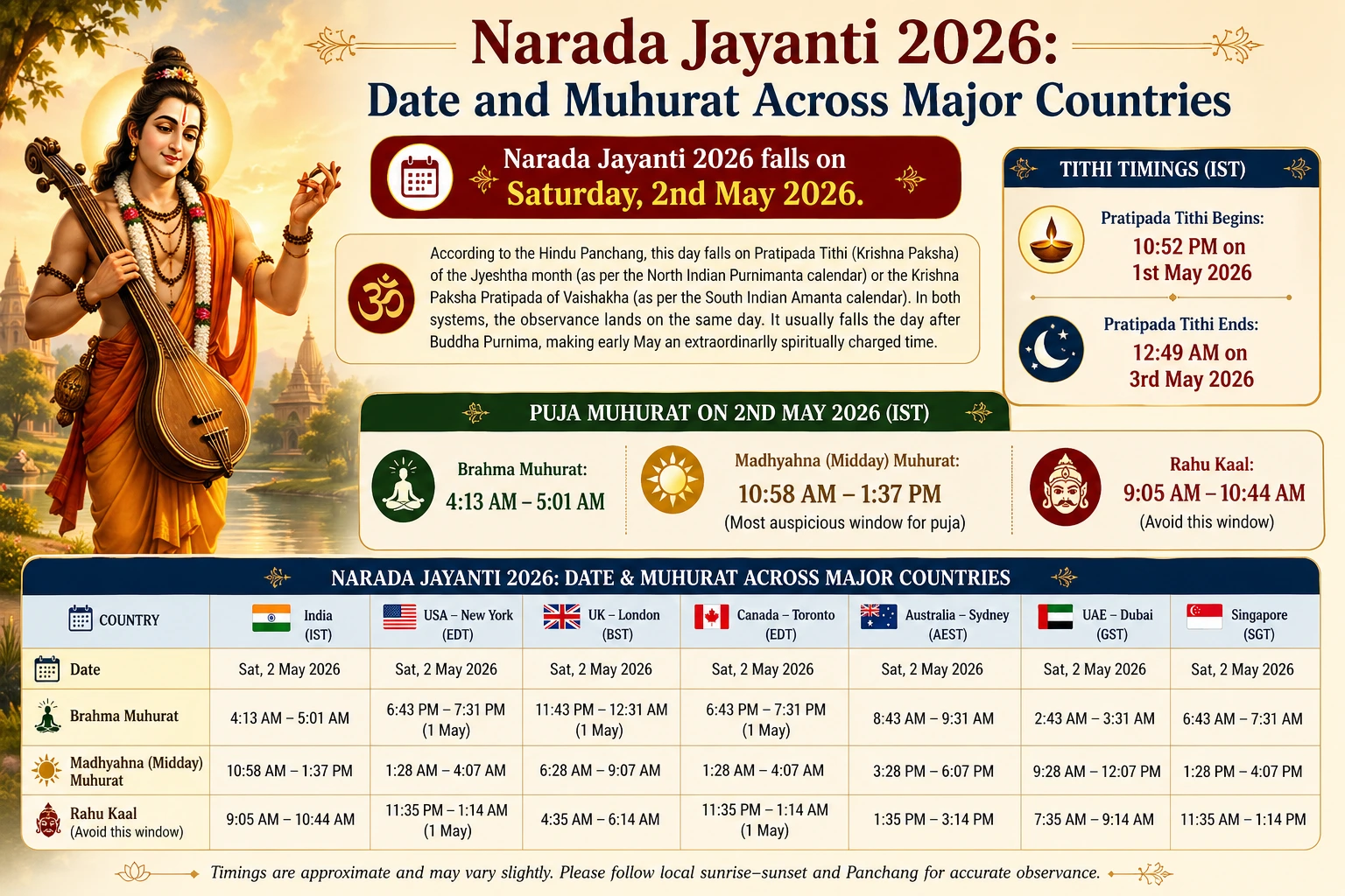 Narada Jayanti 2026