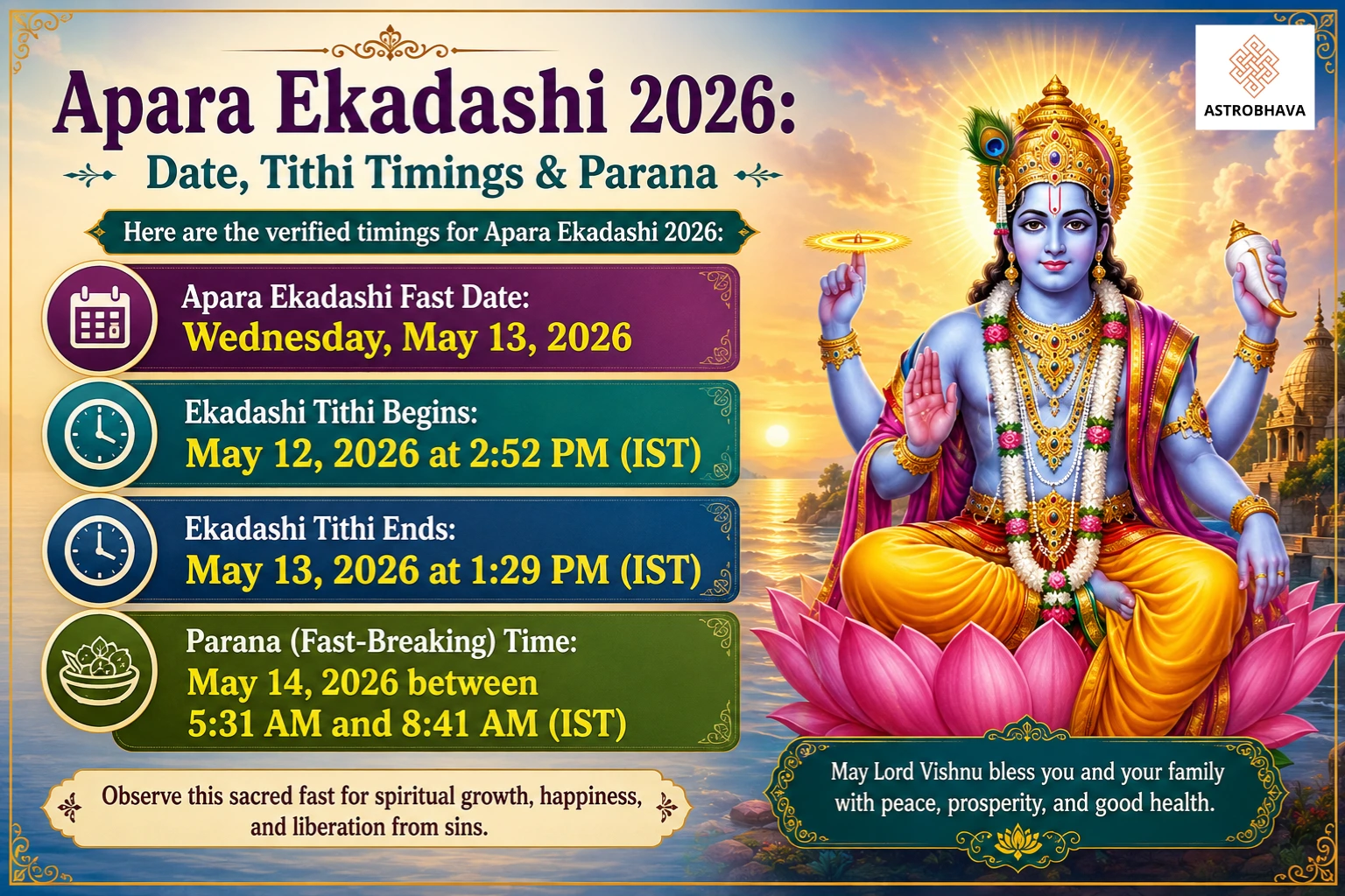 Apara Ekadashi 2026