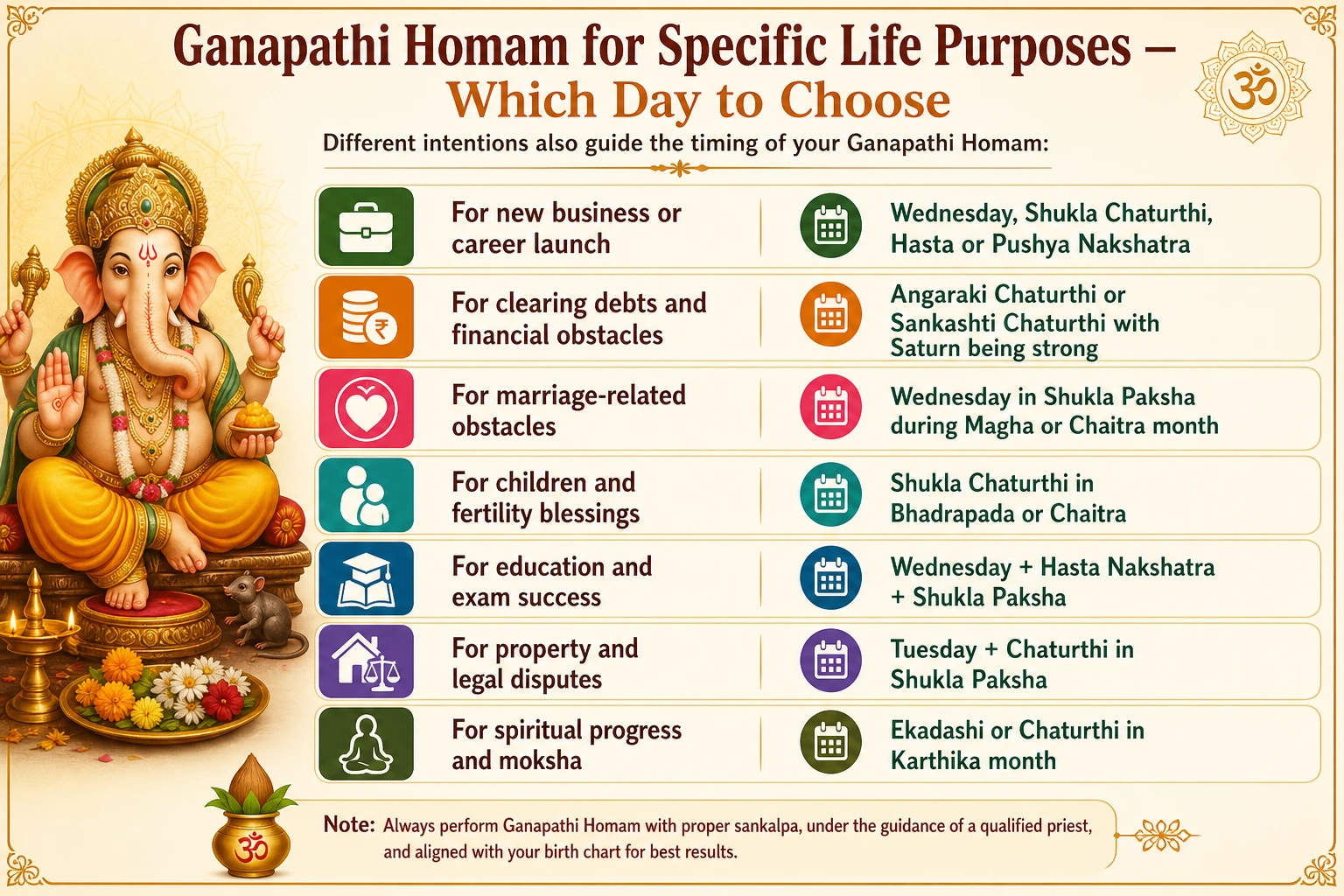 Best Day for Ganapathi Homam