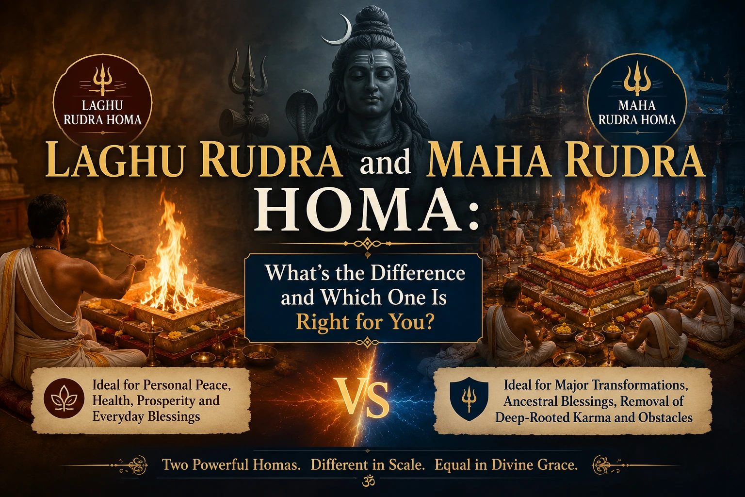 Laghu Rudra and Maha Rudra Homa