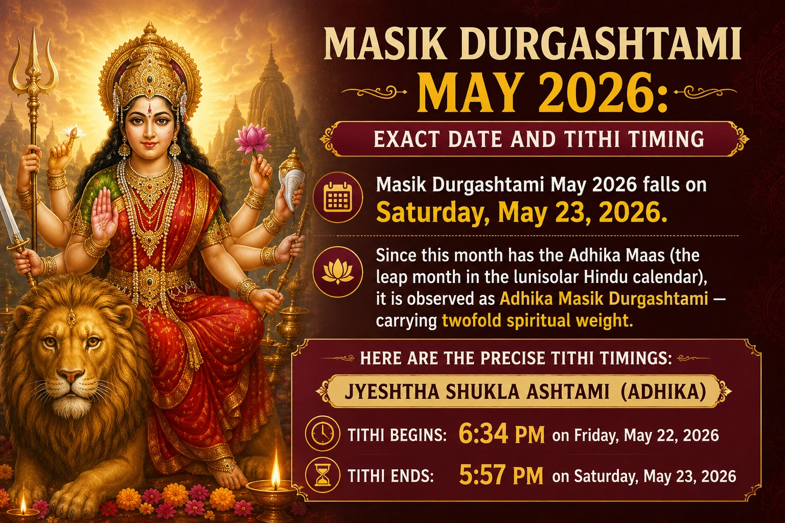 Masik Durgashtami May