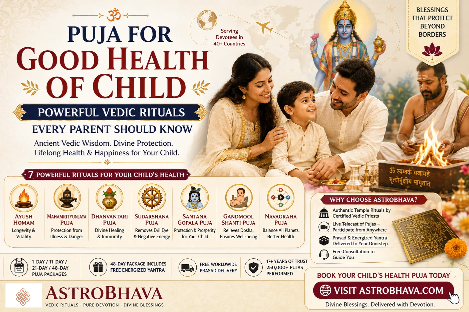 Puja for Good Health of Child