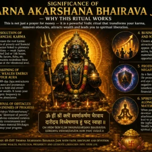 Swarna Akarshana Bhairava Japa for wealth