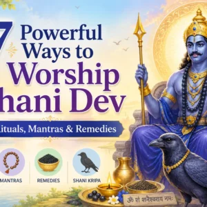 Worship Shani Dev