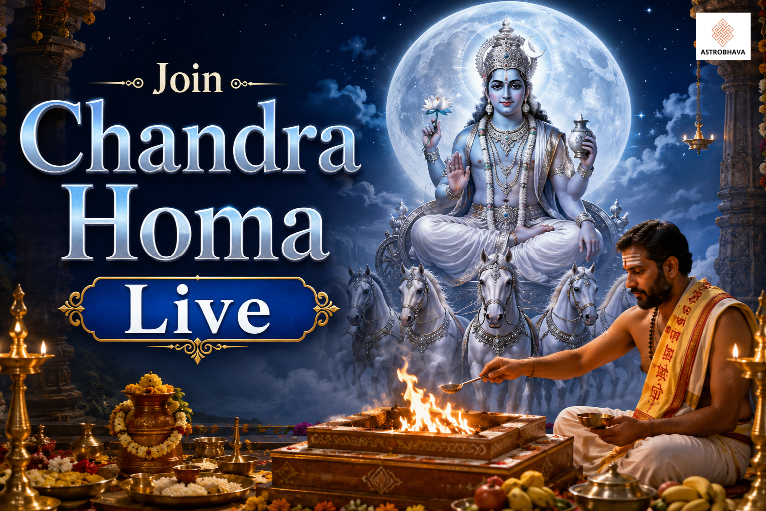 Chandra Graha Shanti Puja