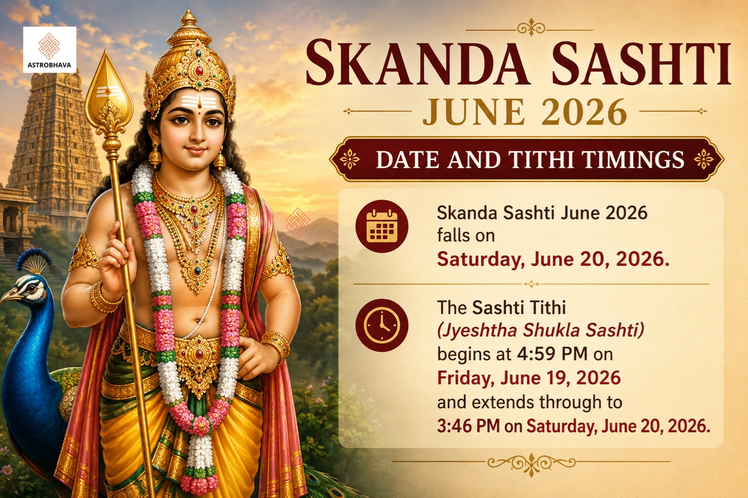 Skanda Sashti June